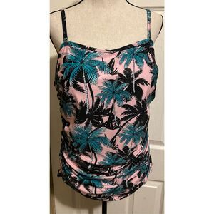 Ocean Blues Tankini Top Only Size 3XL